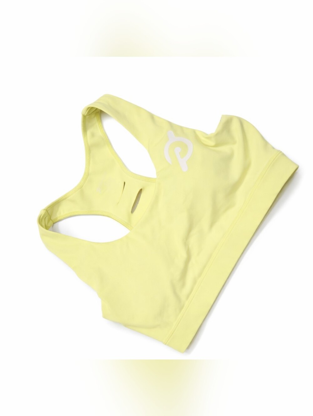 Peloton Yellow Racerback Sports Bra – Size M